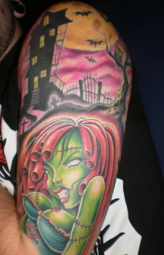 51 Horror Zombie Tattoos For Leg  Tattoo Designs  TattoosBagcom