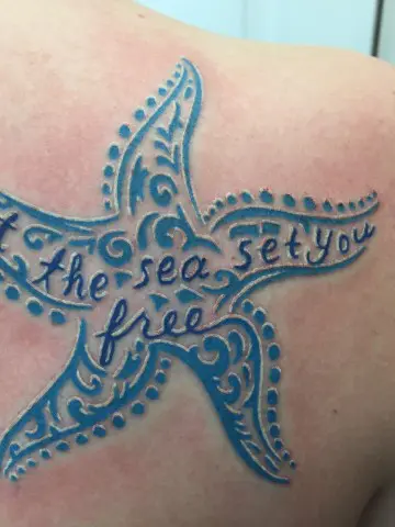 realistic starfish tattoo by Mully TattooNOW