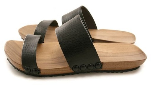 Handmade Slip-on Men´s Wooden Sandal