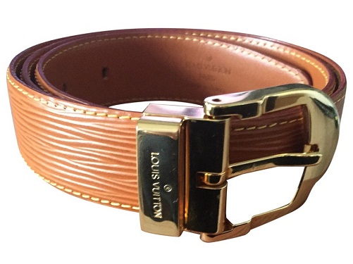 Wooden Design Leather Belt