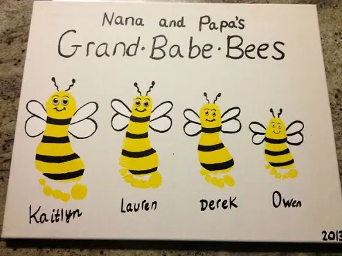 Baby Bees as a Craft Idea
