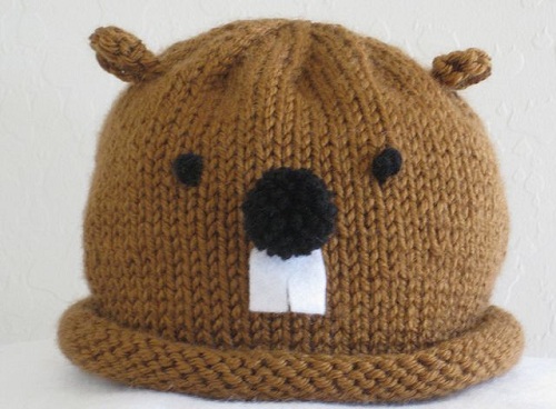 Beaver Baby Hat
