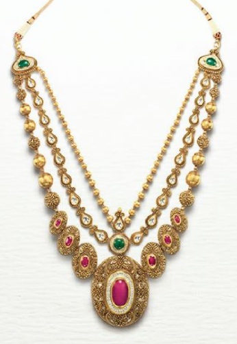 15 Best Gold Necklace Designs in 40 Grams | Styles At Life