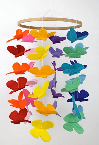 Butterfly Wind Chime-craft for girls