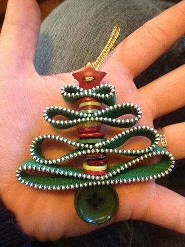Christmas Tree Zipper Crafts