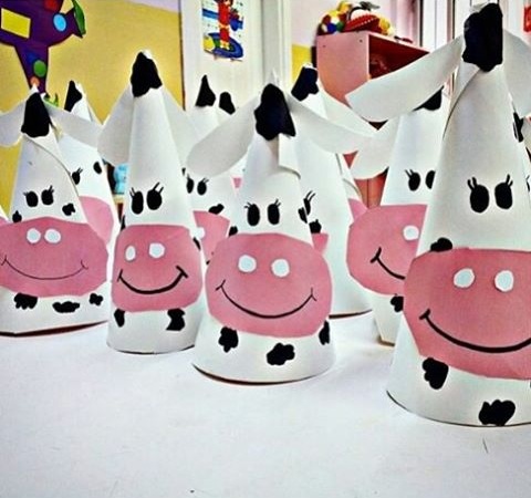 Cow Party Hats
