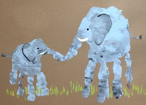 Elephant Hand Print