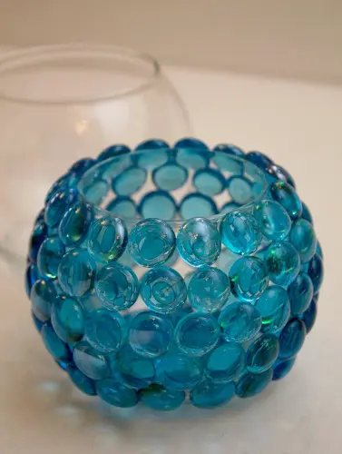 Glass Candle Pot