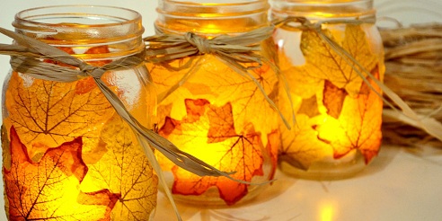 Jar Autumn Craft