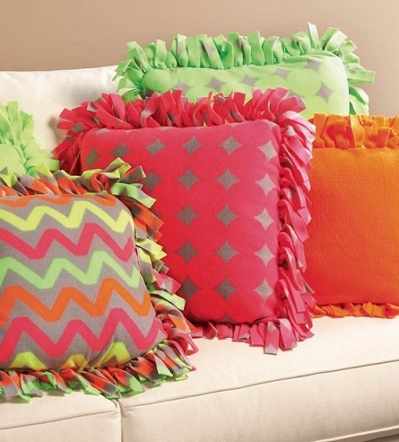 No Sew Pillow Cover