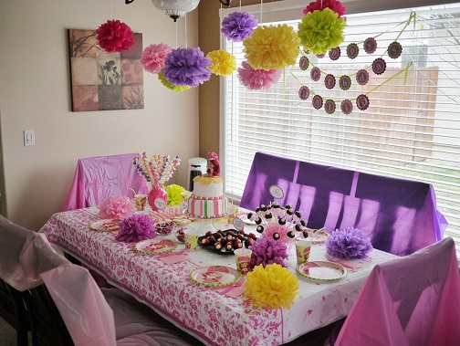 Party Decorations From Tissue Paper