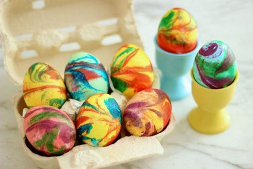 Swirled Easter Egg