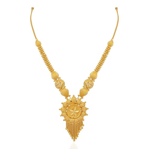 15 Latest Collection of Gold Necklace Designs in 15 Grams ...