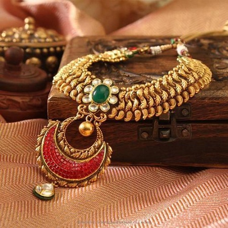 15 Beautiful Collection of 25 Grams Gold Necklace Designs In India