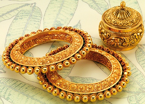  Bangles are something that they article of apparel it regularly as well as thus at that topographic point are special ones for occ ix Awesome thirty Gram Gold Bangles Images And designs