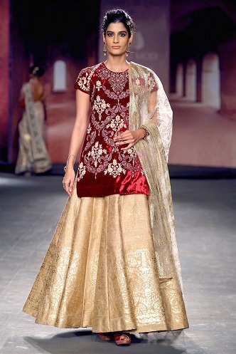 Be Gracefully Modern With Peplum Style Ethnic Wear - Saree.com