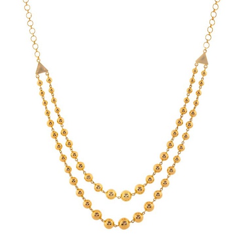 grams gilt necklace designs are to heighten women nine Beautiful 25 Grams Gold Necklace Designs In India