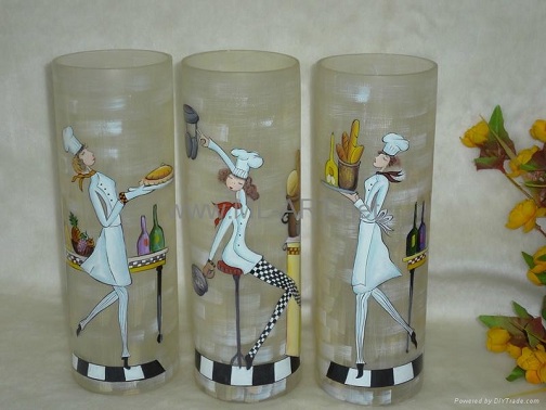 Hand Painted Glass Craft
