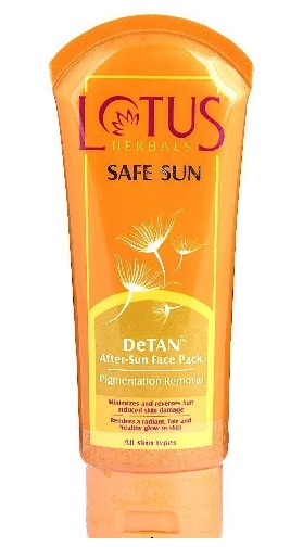Lotus Herbals Safe Sun De-Tan Face Pack
