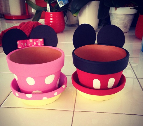 Mickey Mouse Flower Pot