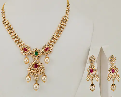 gold necklace designs in 16 grams