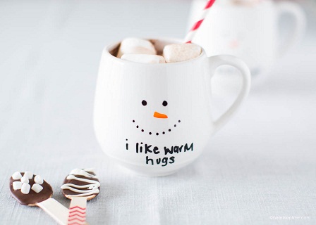 Snowman Mug Holiday Craft
