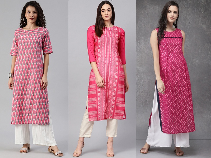 15 Awesome Pink Colour Kurti Designs For Men And Women