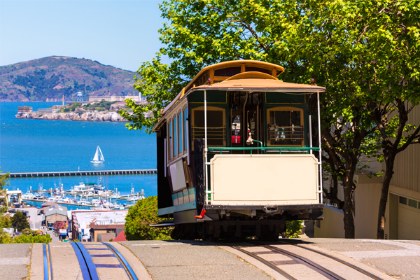 A Cable Car Ride, San Francisco