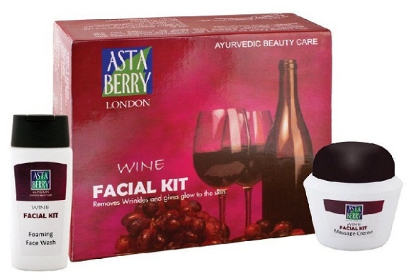 Astaberry Wine Facial Kit