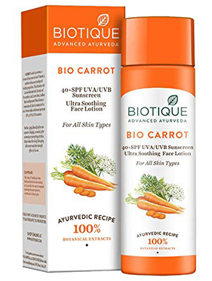 Biotique Bio Carrot Face & Body Sun Lotion