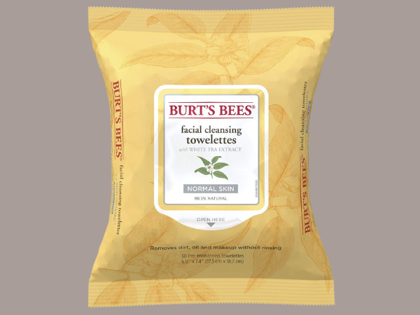 Burt's Bees Sensitive Facial Cleansing Towelettes With Cotton Extract