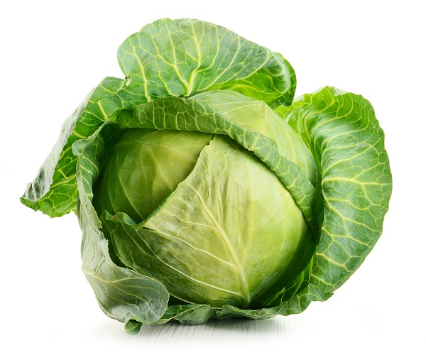 Cabbage,isolated,on,white