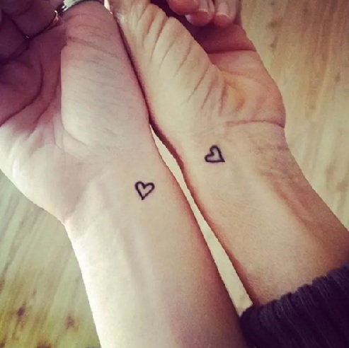 Couple Tattoos on Wrist