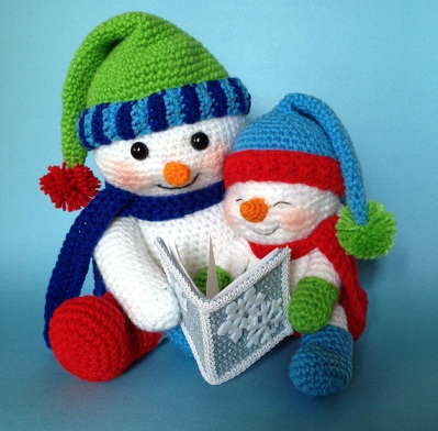 Crochet Pattern Snowman Crafts