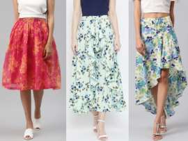 25 Beautiful Designs of Floral Skirts for Charming Look