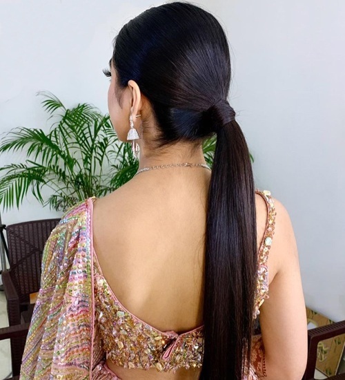 Indian Ponytail Hairstyles 16