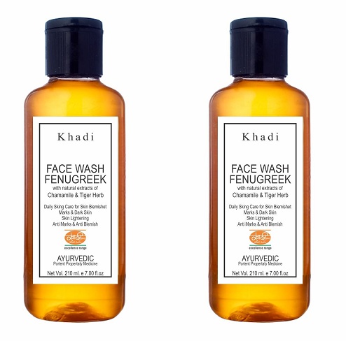Khadi Mauri Herbal Fenugreek (Methi) Face Wash - Anti Pigmentation