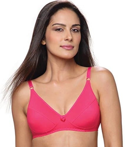 Lovable Molded Soft Padded Wire-Free Pink Bra