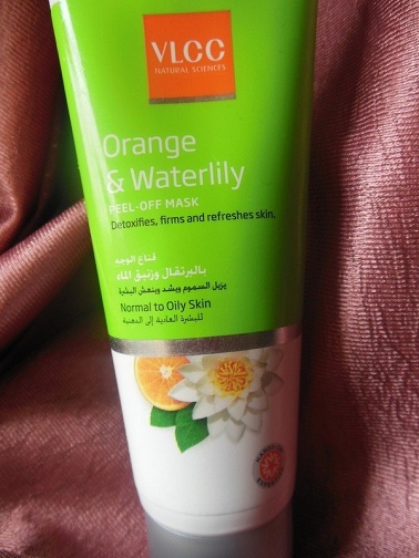 Orange and Waterlily Face Mask