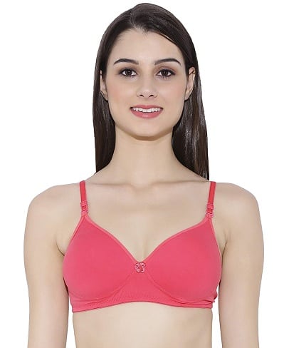 Pink Wireless Padded Smooth Fit T-shirt Bra