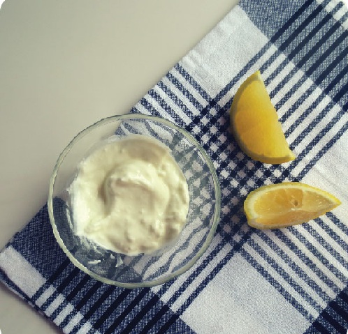 Yogurt and Lemon Juice Mask