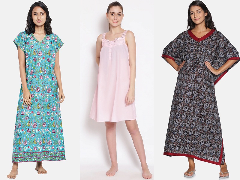 15 Latest Designs Of Women's Cotton Nighties For Comfortable Feel