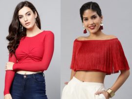 15 New Models of Red Tops for Women with Stunning Look