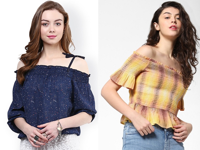 15 Stylish Off Shoulder Tops Collection For Girls In India