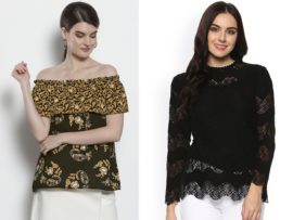 30 Trendy Designs of Black Tops for Women in Fashion