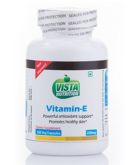 Vista Nutrition Vitamin E Capsules