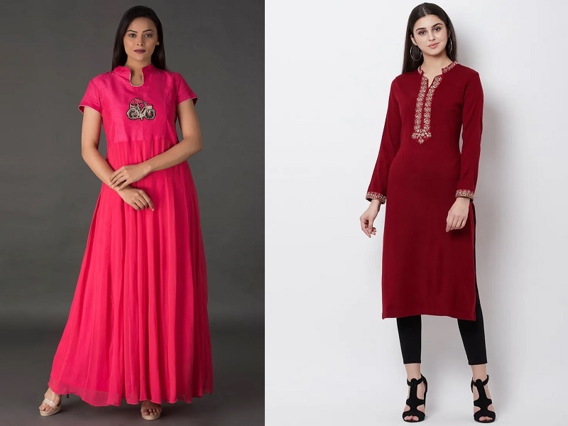 Long Kurtis : All about best long kurtis | Beginning, Specificities,  making, 3 different types , trends and popularity