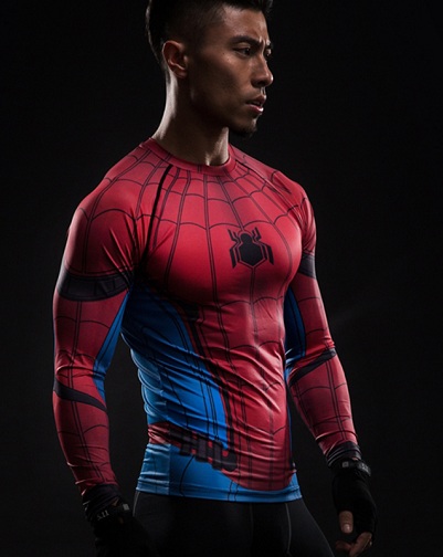 3D Printed Spiderman T Shirts for Men