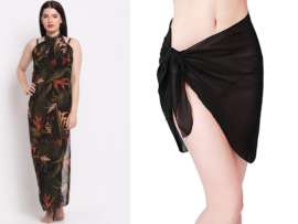 9 Black Sarongs For Women – Latest and Fabulous Collection