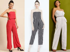9 Comfortable Strapless Jumpsuits for Womens in Trend